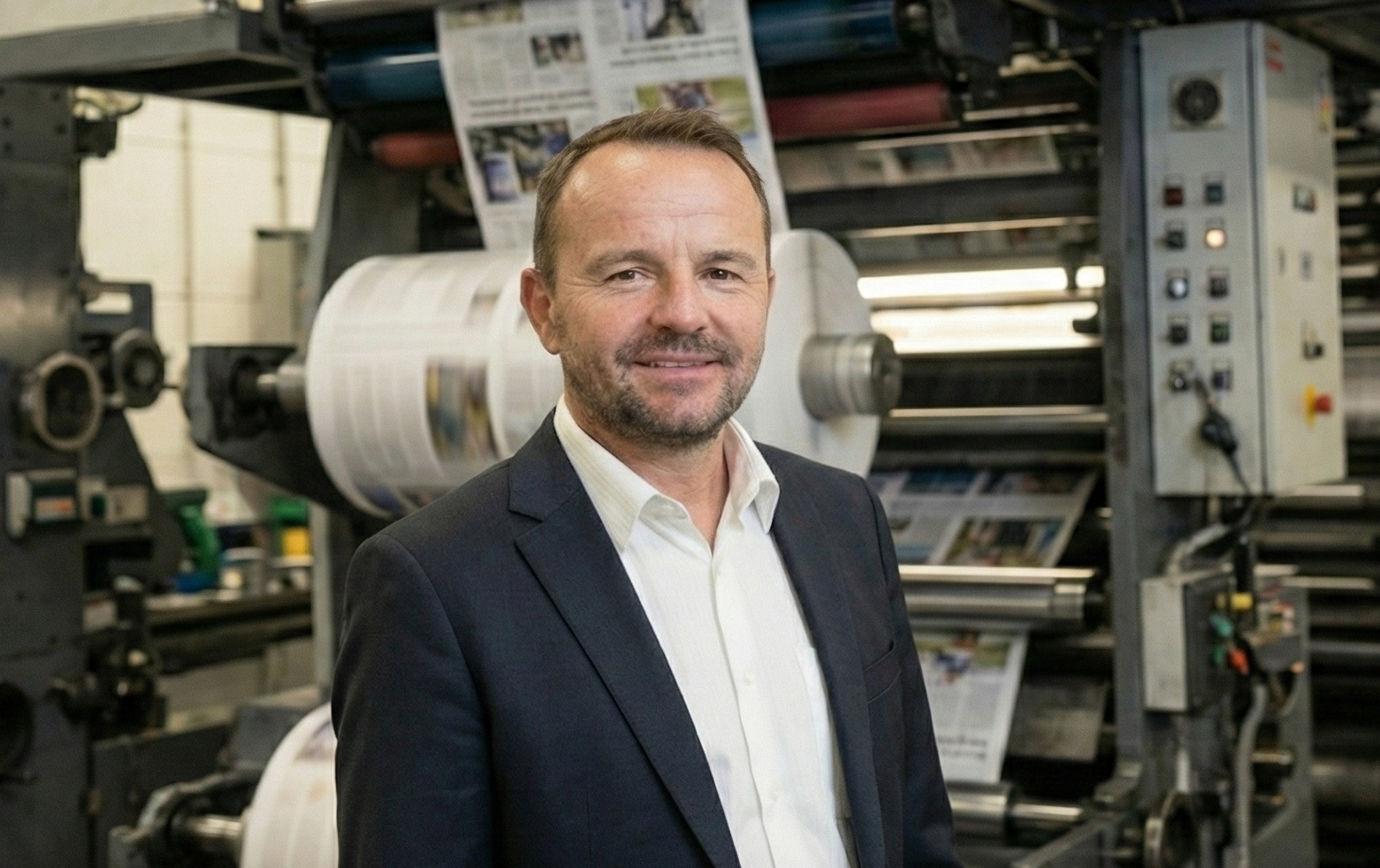 Amedia forlenger papiravisens levetid med digitaltrykk