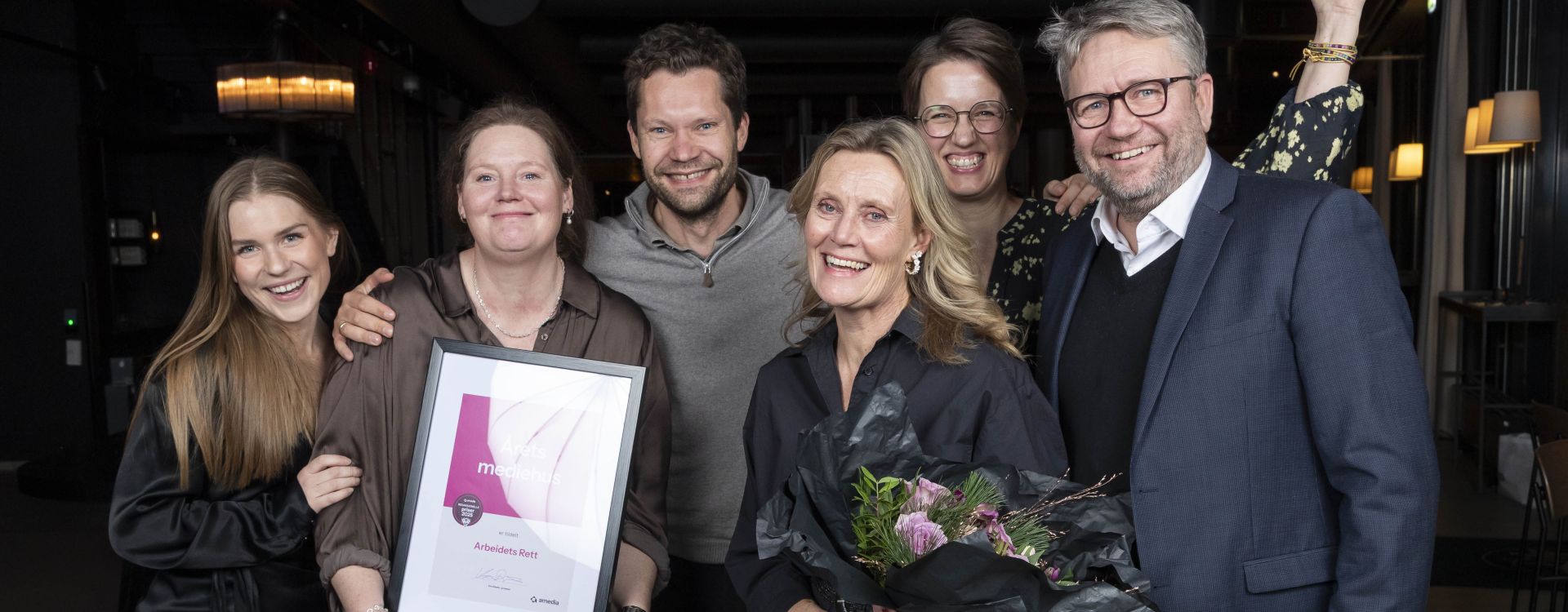 Arbeidets Rett er Årets Mediehus i Amedia