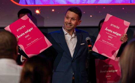 Petter Sisselberg er årets selger i Amedia