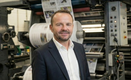 Amedia forlenger papiravisens levetid med digitaltrykk